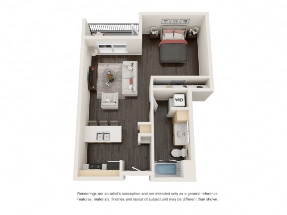Floor Plan  Studio "OF" Layout