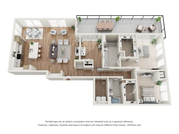 Monterey PH Floor Plan