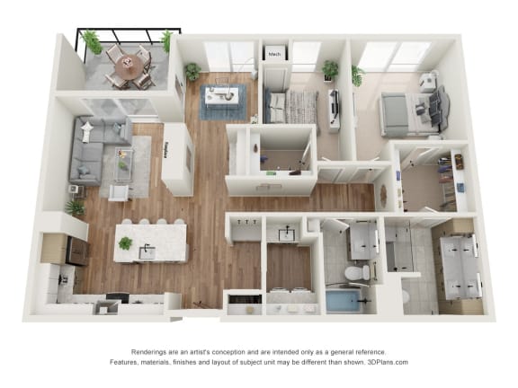 Beckett PH Floor Plan