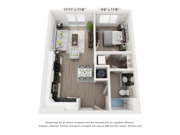 The Anchor Floor Plan at The Point on 38th, Norfolk