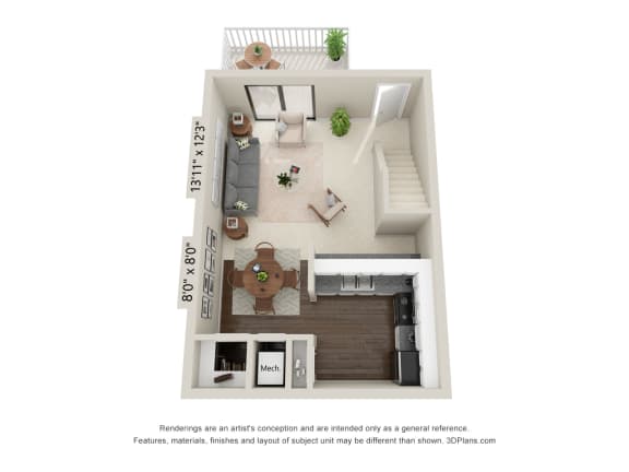 bedroom floor plan  the residences at city center apartments