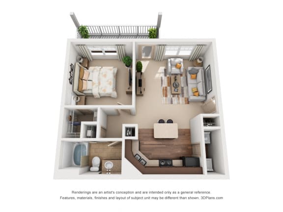 Athens Floor Plan at Century at the Ballpark, Georgia, 30043