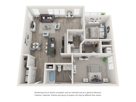 2 Bedroom Lancaster Apartments | Apartments at Lititz Springs | Apartments in Lititz Springs