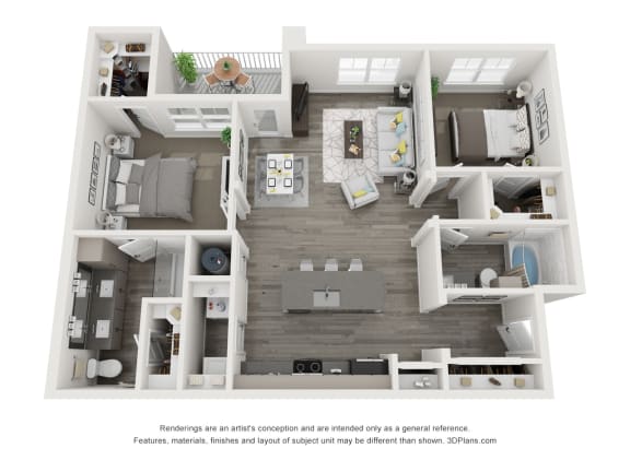 Floor Plan  Five810 Southlands Apartments Velvet Floor Plan