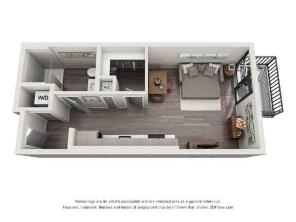 Unit S2 at Topaz Apartments, Los Angeles, CA, 90013