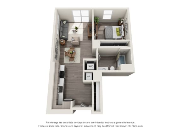 1 bedroom 1 bathroom apartment