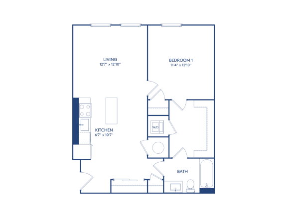 1 bed 1 bath S at The Glover House, Washington, Washington