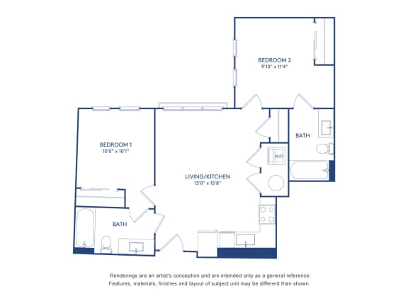 2 bed 2 bath at The Glover House, Washington