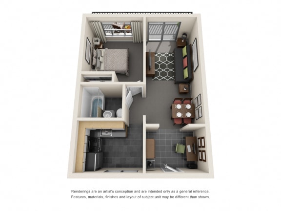 The Hudson 1 Bedroom