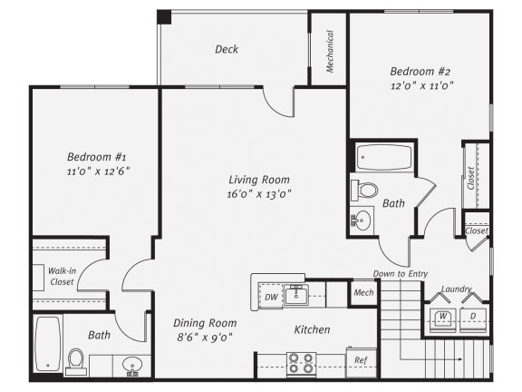 coram 2 bedroom apartments
