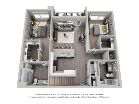 Walker Designed Floor Plan at CityWay, Indiana