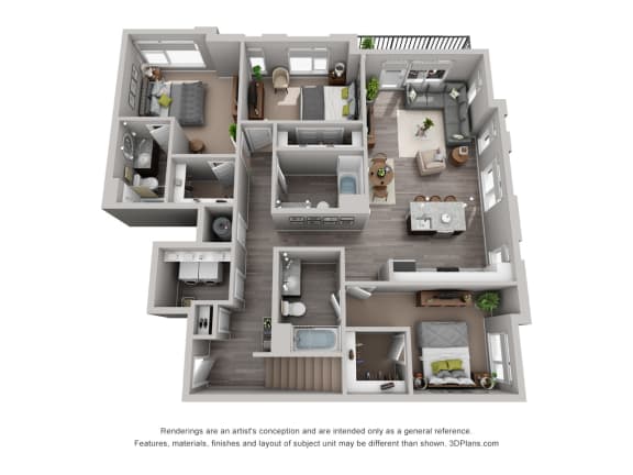 C4B_M_Shepherd Floor Plan at CityWay, Indiana