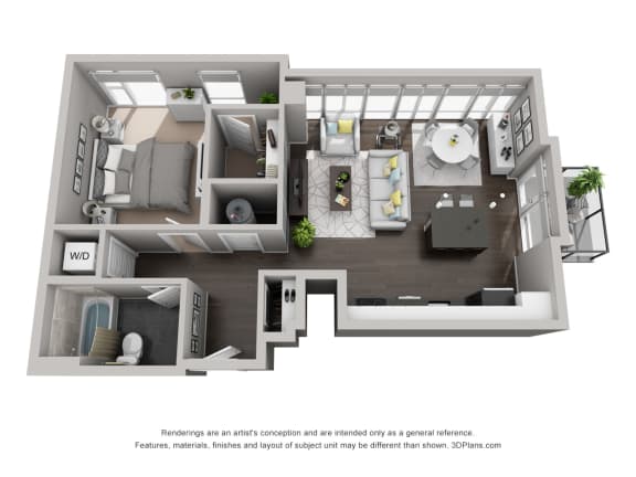 Locker Floor Plan at CityWay, Indiana, 46204