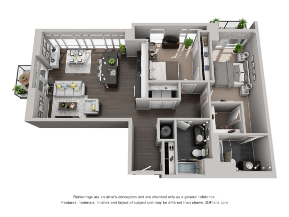 Devon Floor Plan at CityWay, Indianapolis, IN
