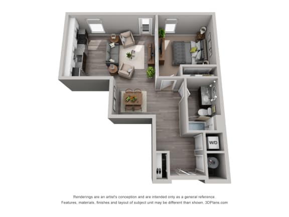 Virginia Floor Plan at CityWay, Indiana, 46204