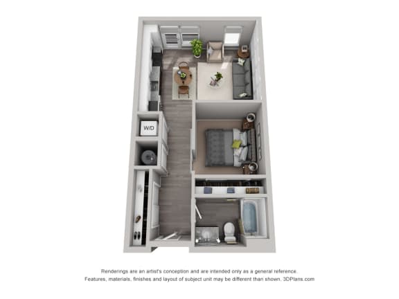 Henry Floor Plan at CityWay, Indianapolis, Indiana