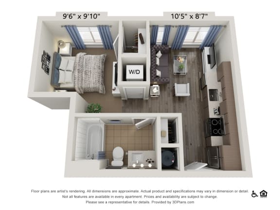 Floor Plan  Bronc-Studio-Upgrade