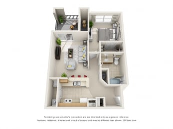 1 bed 1 bath at Preserve  at Mill Creek, Buford