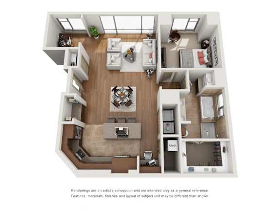 One Bedroom | One Bathroom