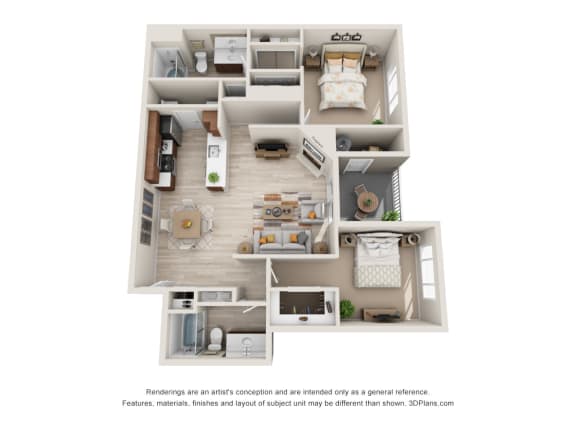 B3 - 2 Bed 2 Bath