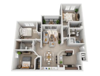 Tavilla 3 Bedroom 2 Bath Floor Plan Floor Plan Sierra Grande 3 bedroom 2 bathroom floor plan Naples Fl