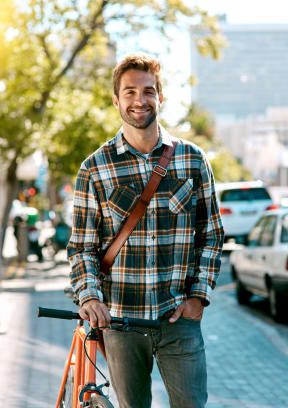 Bike Guy Orange