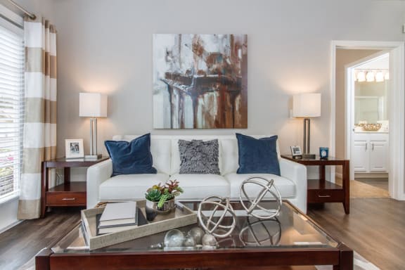 Living Room at The Preserve at Tampa Palms, Tampa, FL, 33647