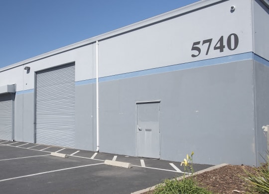 Hillsdale Business Park Exterior Side Profile with Rollup Door