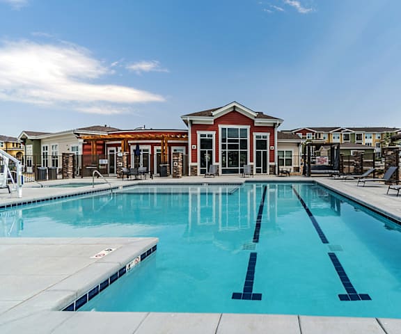 our apartments have a resort style swimming pool with our apartments for rent