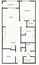 A1d Floor Plan The Rise