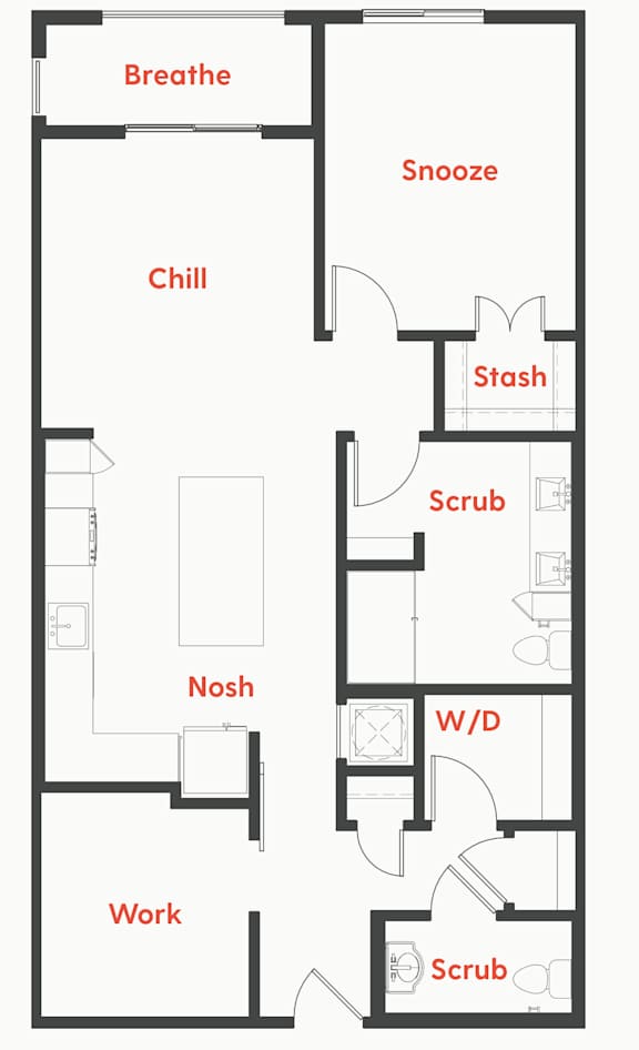 A1d Floor Plan The Rise
