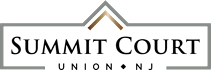 A black and white image with a triangle in the middle.