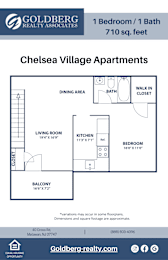  Floor Plan One Bedroom