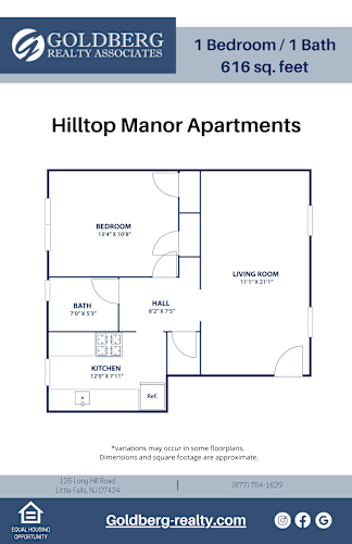 Floor Plan  One Bedroom