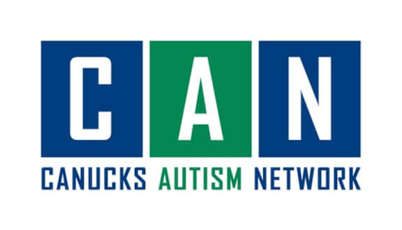The image is a logo for the Canucks Autism Network.