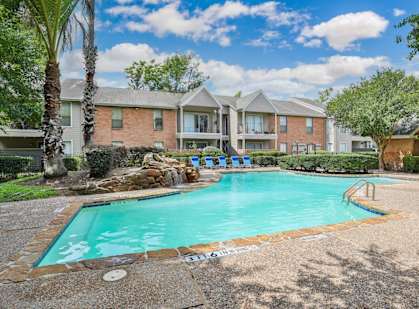 the swimming pool at our apartments