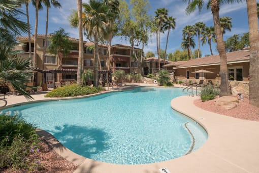 Sage Stone Resort-Style Swimming Pool in Glendale, AZ Apartment
