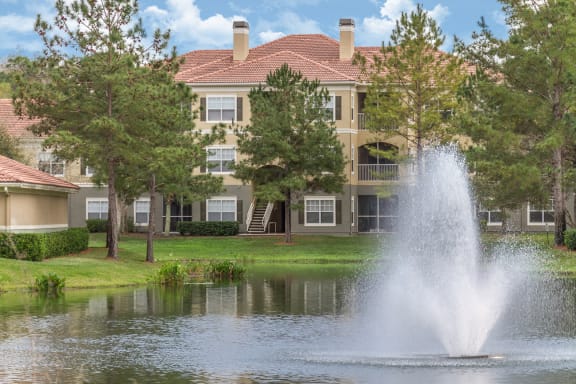 Pond at The Preserve at Tampa Palms Apartments in Tampa, FL