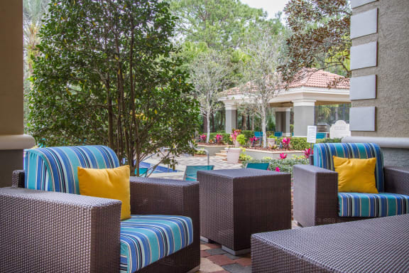 Outdoor Lounge  at The Preserve at Tampa Palms, Florida