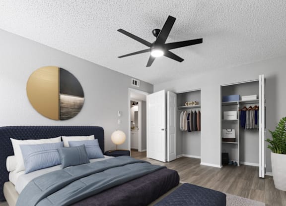 Modern Bedroom at City-Base Vista, Texas