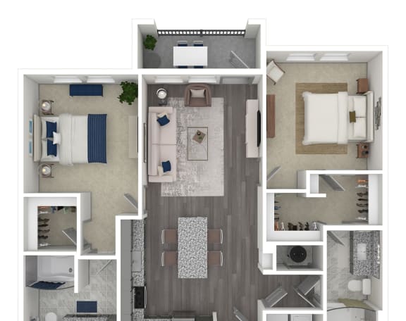 floorplan two bedroom two bathroom