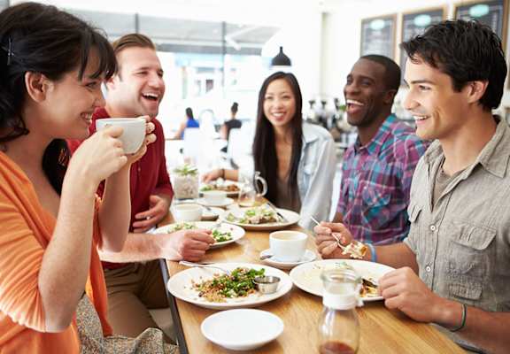 Group of friends dining out at Cypress Trace, Brandon, 33511