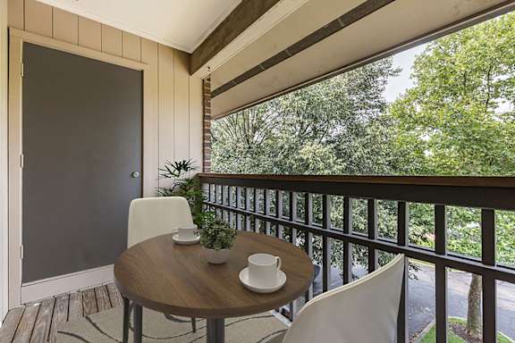 Private Balcony With Seating at The Greens at Columbia, Columbia, 21044
