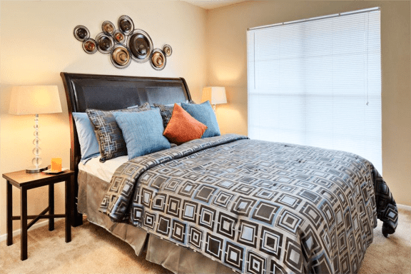 Furnished bedroom