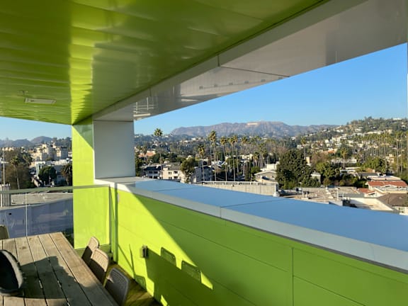 Fusion Hollywood rooftop deck