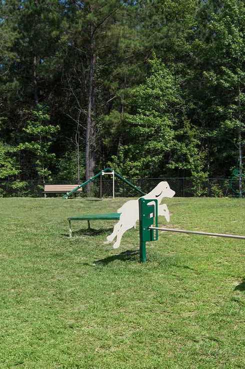 Pet park at Two Addison Place, Pooler