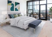 Thumbnail 1 of 17 - Bedroom, With Balcony at The Wyatt, Portland, 97209