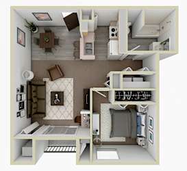 1 bedroom apartment floor plan