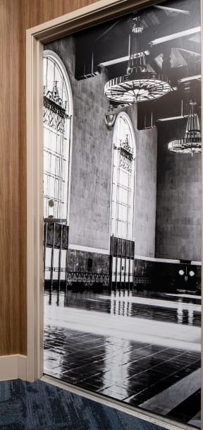 Image of unit door at The Preston Miracle Mile Apartments, California