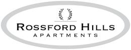 A logo for Rossford Hills Apartments is displayed.